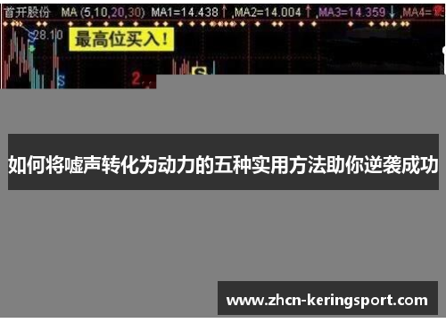 如何将嘘声转化为动力的五种实用方法助你逆袭成功